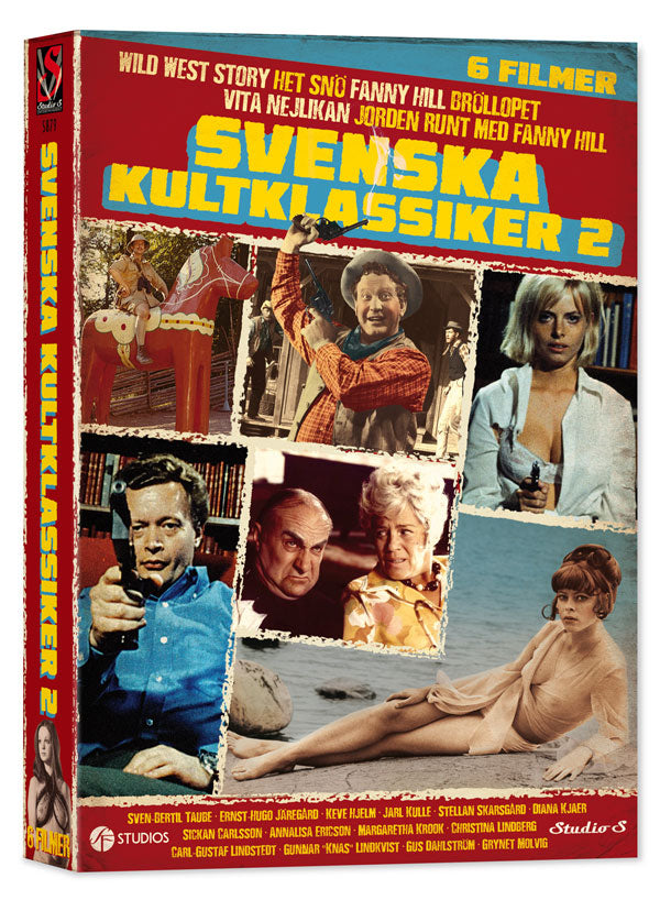Svenska kultklassiker vol. 2, sex filmer (3-disc)
