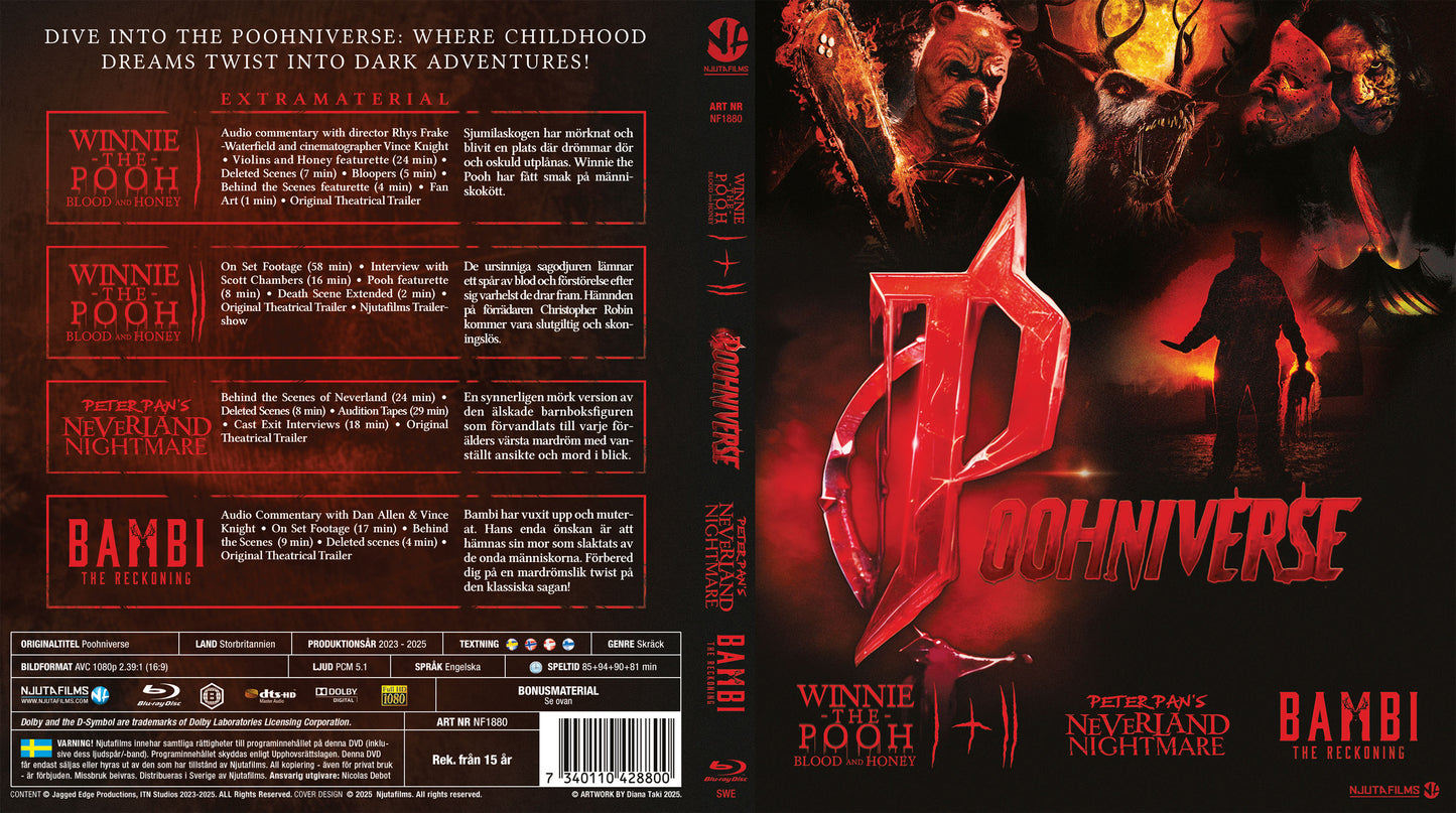 Poohniverse Box (4 filmer) (Blu-ray)