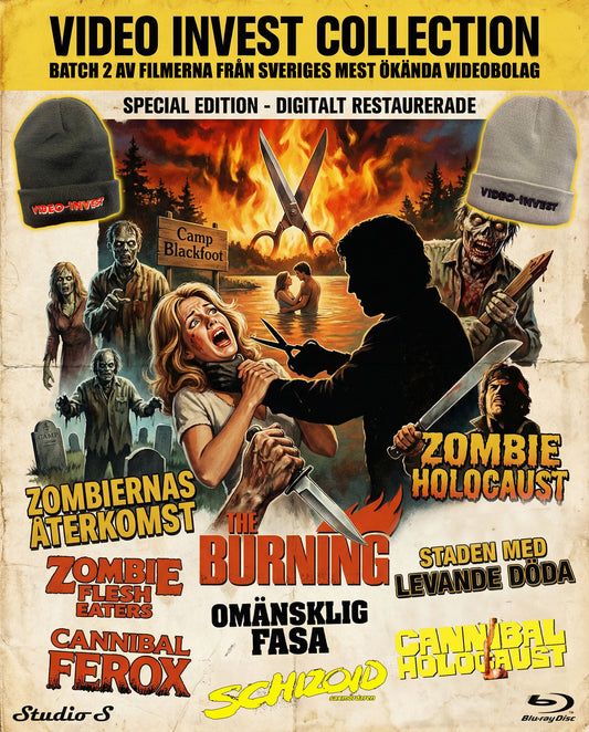 Video Invest Paket (9 Blu-ray + beige mössa)