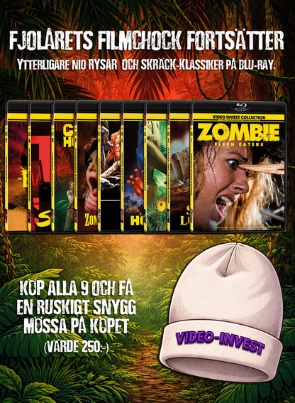 Video Invest Paket (9 Blu-ray + beige mössa)