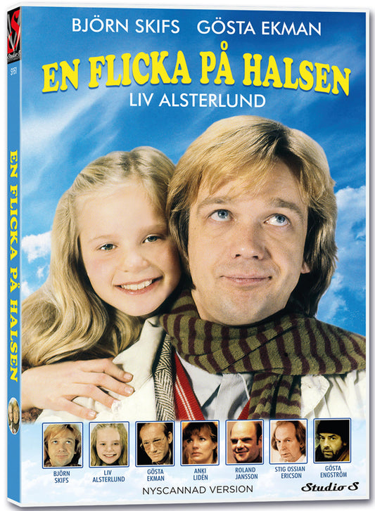 En flicka på halsen