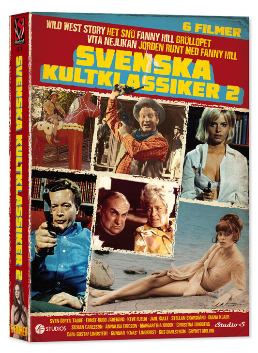 Svenska kultklassiker vol. 2, sex filmer (3-disc)