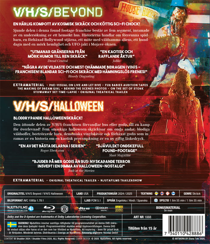 V/H/S Beyond+ V/H/S Halloween (Blu-ray)