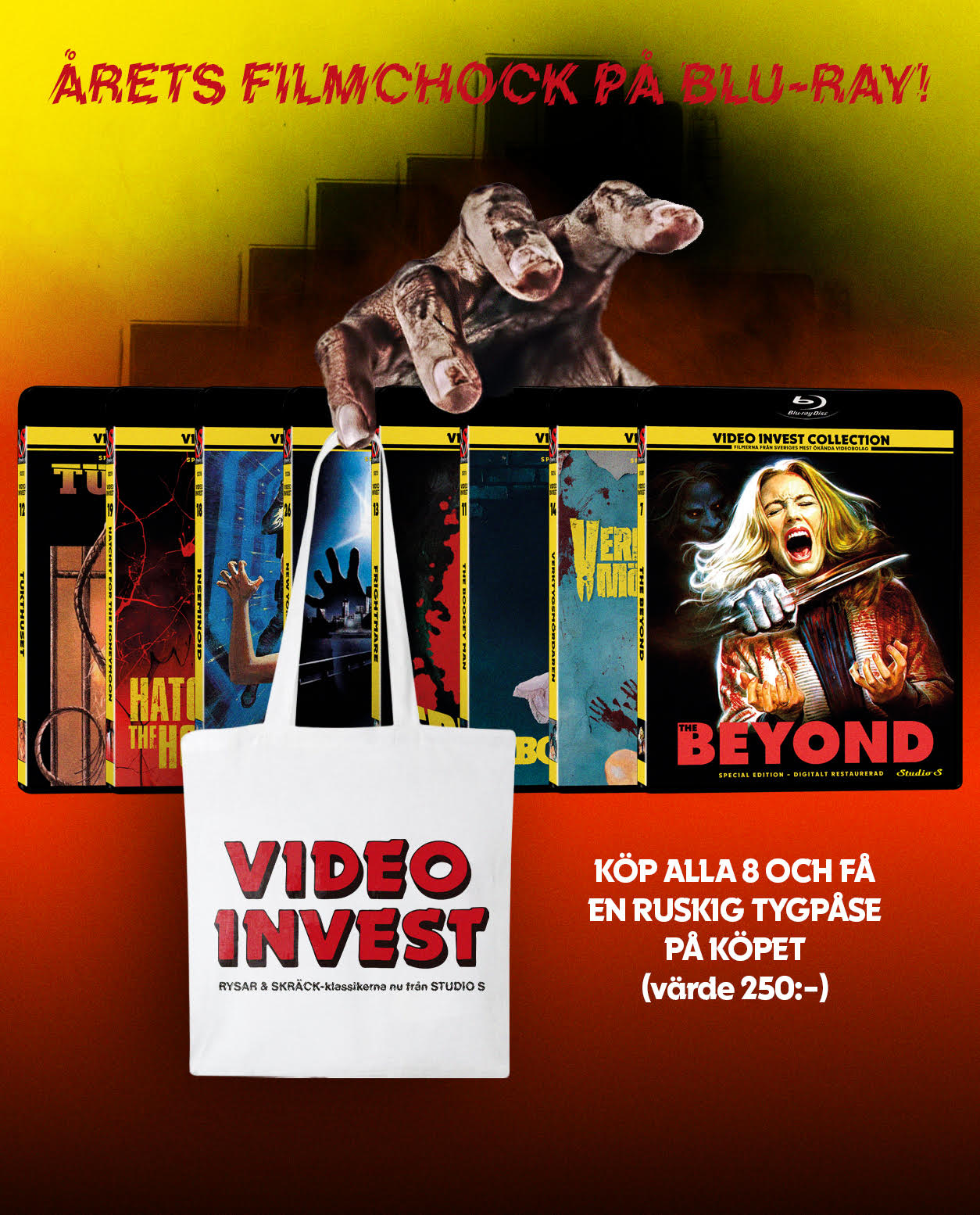 Video Invest Paket (8 Blu-ray + tygpåse)